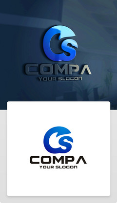 CS電子行業(yè)電子產(chǎn)品網(wǎng)絡科技LOGO設計圖片素材-高清ai模板下載(0.69MB)-電子行業(yè)logo大全-