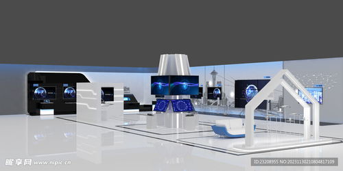 科技 展廳設計圖 3d作品 3d設計